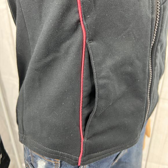 New Balance XS Womens Black Hot Pink Zip Up Hoodie Athletic Jacket - Picture 6 of 8